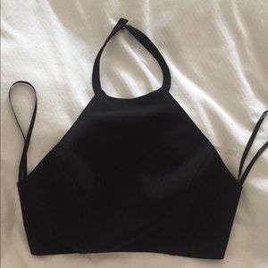 BeBe Halter Crop Top